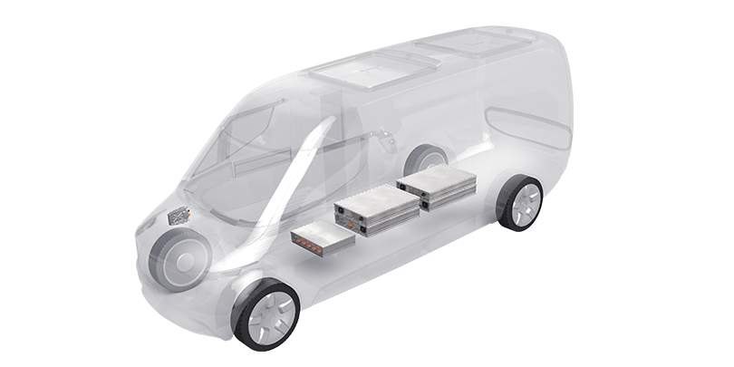 Leichte Nutzfahrzeuge Elektrifizierung Batteriloesungen von Webasto